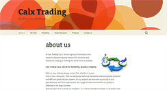 Desktop Screenshot of calxtrading.com